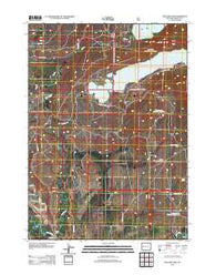 Boulder Lake Wyoming Historical topographic map, 1:24000 scale, 7.5 X 7.5 Minute, Year 2012