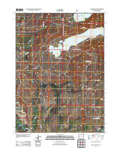 Boulder Lake Wyoming Historical topographic map, 1:24000 scale, 7.5 X 7.5 Minute, Year 2012