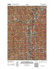 Bowman Flat Wyoming Historical topographic map, 1:24000 scale, 7.5 X 7.5 Minute, Year 2012