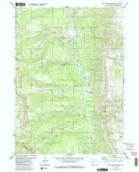 Box Canyon Creek Wyoming Historical topographic map, 1:24000 scale, 7.5 X 7.5 Minute, Year 1980
