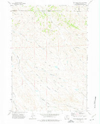 Box Elder Draw Wyoming Historical topographic map, 1:24000 scale, 7.5 X 7.5 Minute, Year 1971