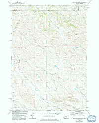 Box Elder Draw Wyoming Historical topographic map, 1:24000 scale, 7.5 X 7.5 Minute, Year 1971