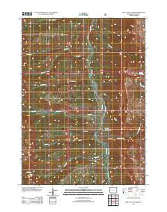 Box Canyon Creek Wyoming Historical topographic map, 1:24000 scale, 7.5 X 7.5 Minute, Year 2012