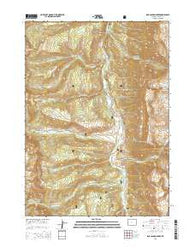 Box Canyon Creek Wyoming Current topographic map, 1:24000 scale, 7.5 X 7.5 Minute, Year 2015
