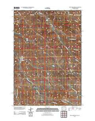 Box Elder Draw Wyoming Historical topographic map, 1:24000 scale, 7.5 X 7.5 Minute, Year 2012