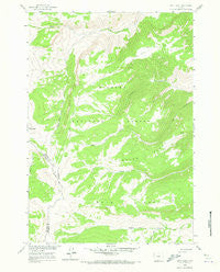 Boyd Ridge Wyoming Historical topographic map, 1:24000 scale, 7.5 X 7.5 Minute, Year 1960