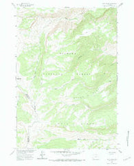 Boyd Ridge Wyoming Historical topographic map, 1:24000 scale, 7.5 X 7.5 Minute, Year 1960