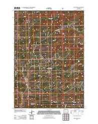Boyd Ridge Wyoming Historical topographic map, 1:24000 scale, 7.5 X 7.5 Minute, Year 2012