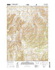 Braae Wyoming Current topographic map, 1:24000 scale, 7.5 X 7.5 Minute, Year 2015