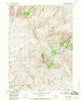 Bradley Peak Wyoming Historical topographic map, 1:24000 scale, 7.5 X 7.5 Minute, Year 1953