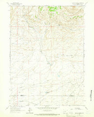 Brenton Springs Wyoming Historical topographic map, 1:24000 scale, 7.5 X 7.5 Minute, Year 1961