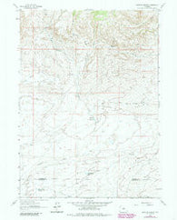 Brenton Springs Wyoming Historical topographic map, 1:24000 scale, 7.5 X 7.5 Minute, Year 1961