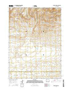 Brenton Springs Wyoming Current topographic map, 1:24000 scale, 7.5 X 7.5 Minute, Year 2015