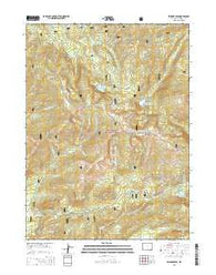 Bridger Peak Wyoming Current topographic map, 1:24000 scale, 7.5 X 7.5 Minute, Year 2015