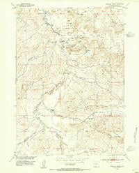Bringolf Ranch Wyoming Historical topographic map, 1:24000 scale, 7.5 X 7.5 Minute, Year 1953