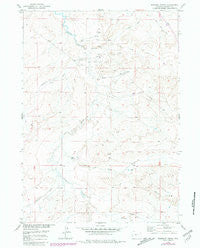 Bringolf Ranch Wyoming Historical topographic map, 1:24000 scale, 7.5 X 7.5 Minute, Year 1958