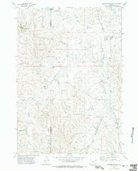Brislawn School Wyoming Historical topographic map, 1:24000 scale, 7.5 X 7.5 Minute, Year 1972