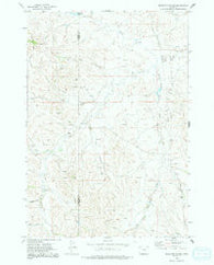 Brislawn School Wyoming Historical topographic map, 1:24000 scale, 7.5 X 7.5 Minute, Year 1972