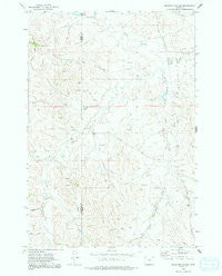 Brislawn School Wyoming Historical topographic map, 1:24000 scale, 7.5 X 7.5 Minute, Year 1972