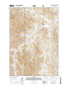 Brislawn School Wyoming Current topographic map, 1:24000 scale, 7.5 X 7.5 Minute, Year 2015