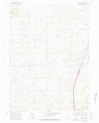 Bristol Ridge Wyoming Historical topographic map, 1:24000 scale, 7.5 X 7.5 Minute, Year 1962