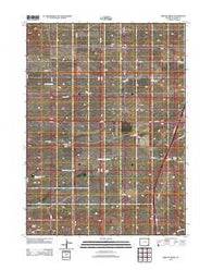 Bristol Ridge Wyoming Historical topographic map, 1:24000 scale, 7.5 X 7.5 Minute, Year 2012