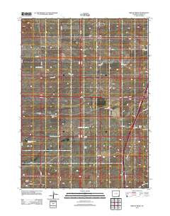 Bristol Ridge Wyoming Historical topographic map, 1:24000 scale, 7.5 X 7.5 Minute, Year 2012