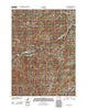 Broad Mesa Wyoming Historical topographic map, 1:24000 scale, 7.5 X 7.5 Minute, Year 2012