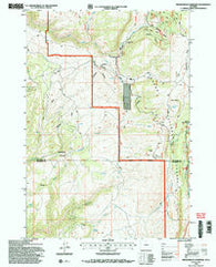 Brokenback Narrows Wyoming Historical topographic map, 1:24000 scale, 7.5 X 7.5 Minute, Year 1993