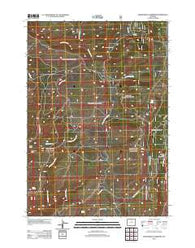 Brokenback Narrows Wyoming Historical topographic map, 1:24000 scale, 7.5 X 7.5 Minute, Year 2012