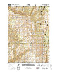 Brokenback Narrows Wyoming Current topographic map, 1:24000 scale, 7.5 X 7.5 Minute, Year 2015