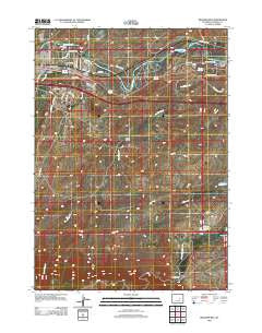 Brookhurst Wyoming Historical topographic map, 1:24000 scale, 7.5 X 7.5 Minute, Year 2012