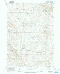 Broom Draw Wyoming Historical topographic map, 1:24000 scale, 7.5 X 7.5 Minute, Year 1967