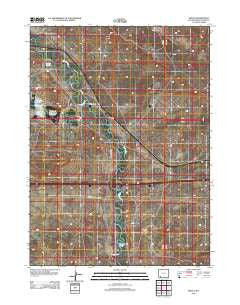 Bryan Wyoming Historical topographic map, 1:24000 scale, 7.5 X 7.5 Minute, Year 2012