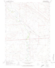 Bryan Wyoming Historical topographic map, 1:24000 scale, 7.5 X 7.5 Minute, Year 1961