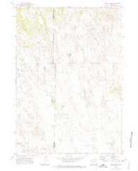 Buck Creek Wyoming Historical topographic map, 1:24000 scale, 7.5 X 7.5 Minute, Year 1971
