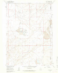 Buck Draw Wyoming Historical topographic map, 1:24000 scale, 7.5 X 7.5 Minute, Year 1960