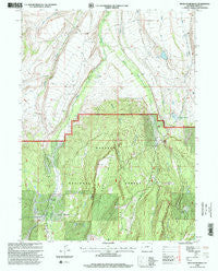Buck Fever Ridge Wyoming Historical topographic map, 1:24000 scale, 7.5 X 7.5 Minute, Year 1998