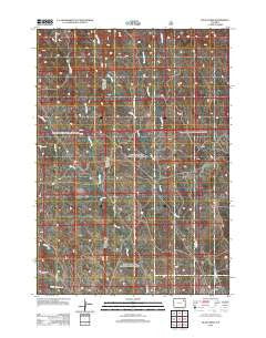 Buck Creek Wyoming Historical topographic map, 1:24000 scale, 7.5 X 7.5 Minute, Year 2012