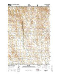 Buck Creek Wyoming Current topographic map, 1:24000 scale, 7.5 X 7.5 Minute, Year 2015