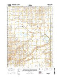 Buck Draw Wyoming Current topographic map, 1:24000 scale, 7.5 X 7.5 Minute, Year 2015
