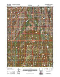 Buck Fever Ridge Wyoming Historical topographic map, 1:24000 scale, 7.5 X 7.5 Minute, Year 2012