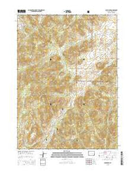 Buck Peak Wyoming Current topographic map, 1:24000 scale, 7.5 X 7.5 Minute, Year 2015