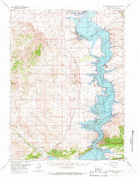 Buckboard Crossing Wyoming Historical topographic map, 1:62500 scale, 15 X 15 Minute, Year 1966