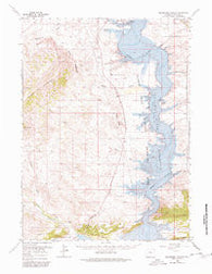 Buckboard Crossing Wyoming Historical topographic map, 1:62500 scale, 15 X 15 Minute, Year 1966