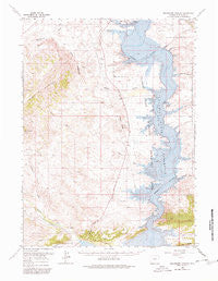 Buckboard Crossing Wyoming Historical topographic map, 1:62500 scale, 15 X 15 Minute, Year 1966