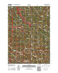 Buckhorn Wyoming Historical topographic map, 1:24000 scale, 7.5 X 7.5 Minute, Year 2012