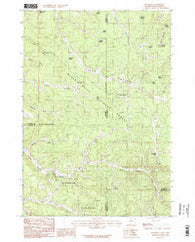 Buckhorn Wyoming Historical topographic map, 1:24000 scale, 7.5 X 7.5 Minute, Year 1984