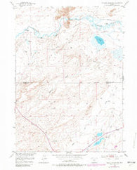 Bucklin Reservoirs Wyoming Historical topographic map, 1:24000 scale, 7.5 X 7.5 Minute, Year 1951
