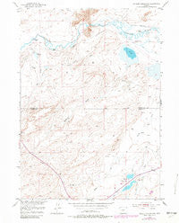 Bucklin Reservoirs Wyoming Historical topographic map, 1:24000 scale, 7.5 X 7.5 Minute, Year 1951